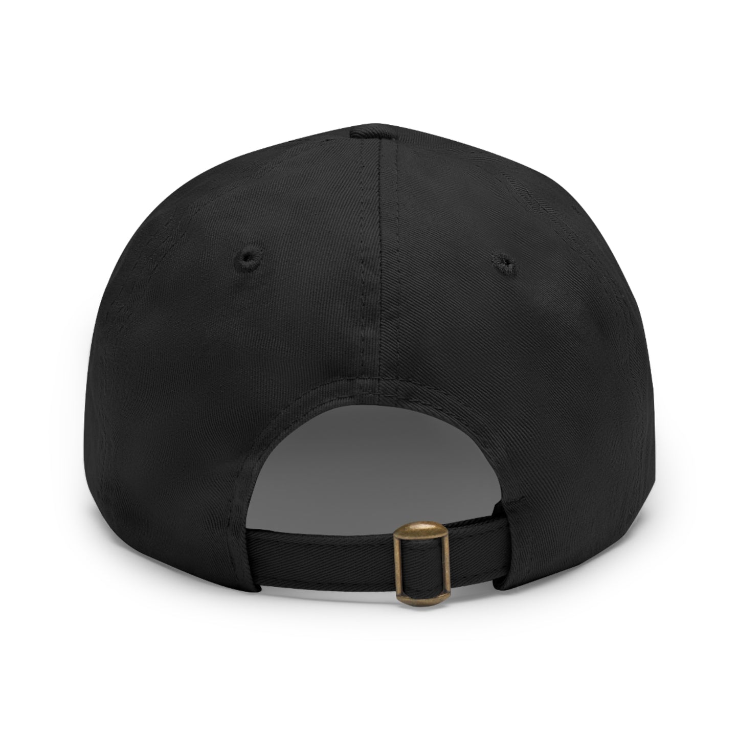 Anti Poverty Club Dad Hat with Leather Patch (Rectangle)