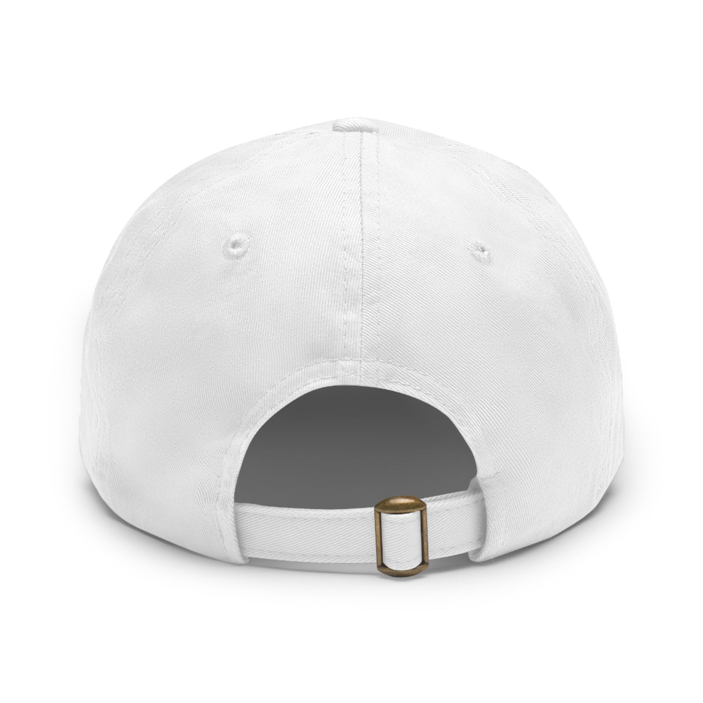 Anti Poverty Club Dad Hat with Leather Patch (Rectangle)