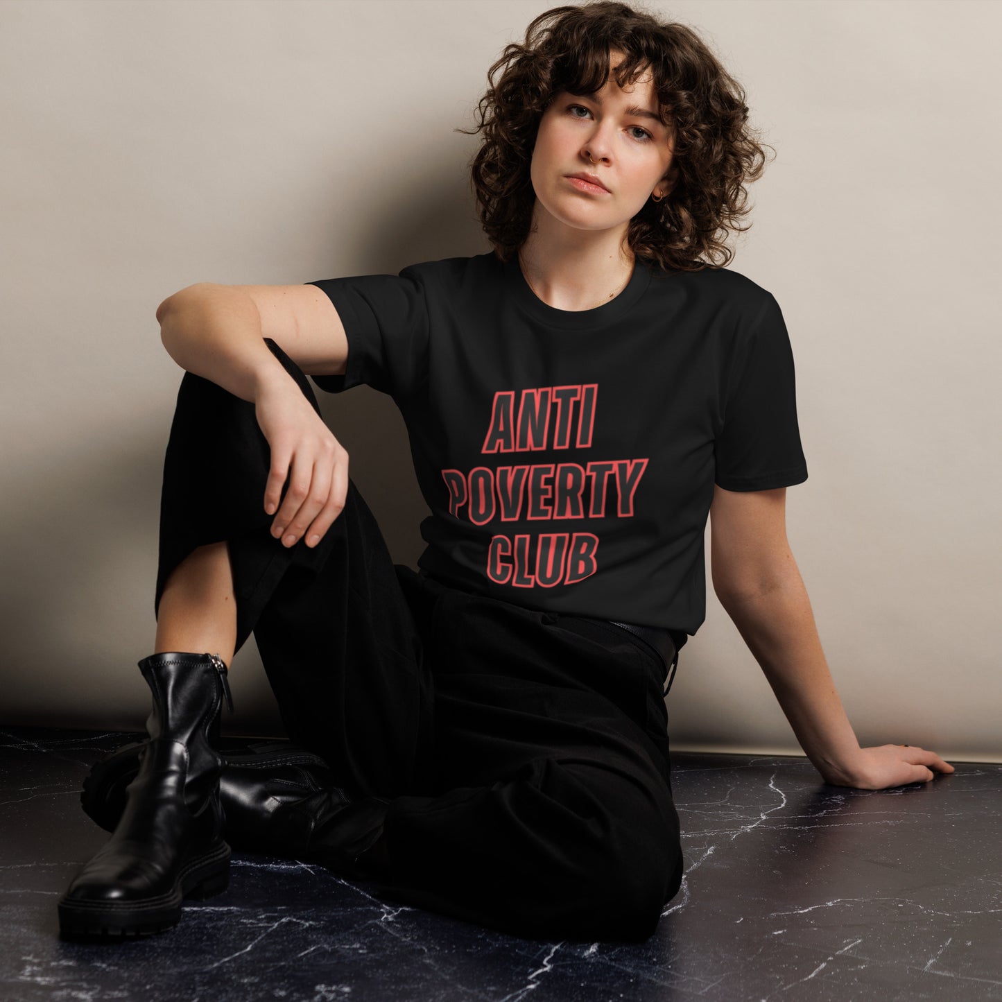 Anti Poverty Club Unisex premium t-shirt