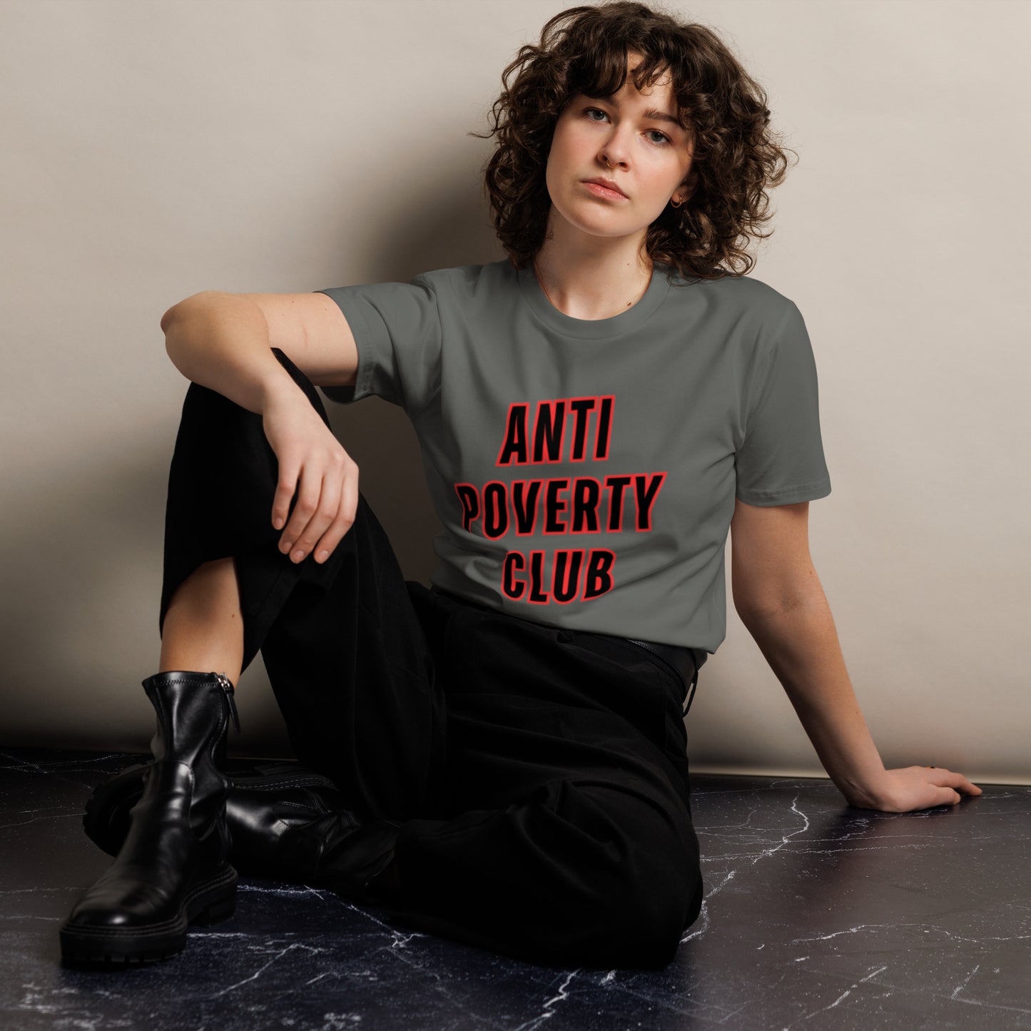 Anti Poverty Club Unisex premium t-shirt