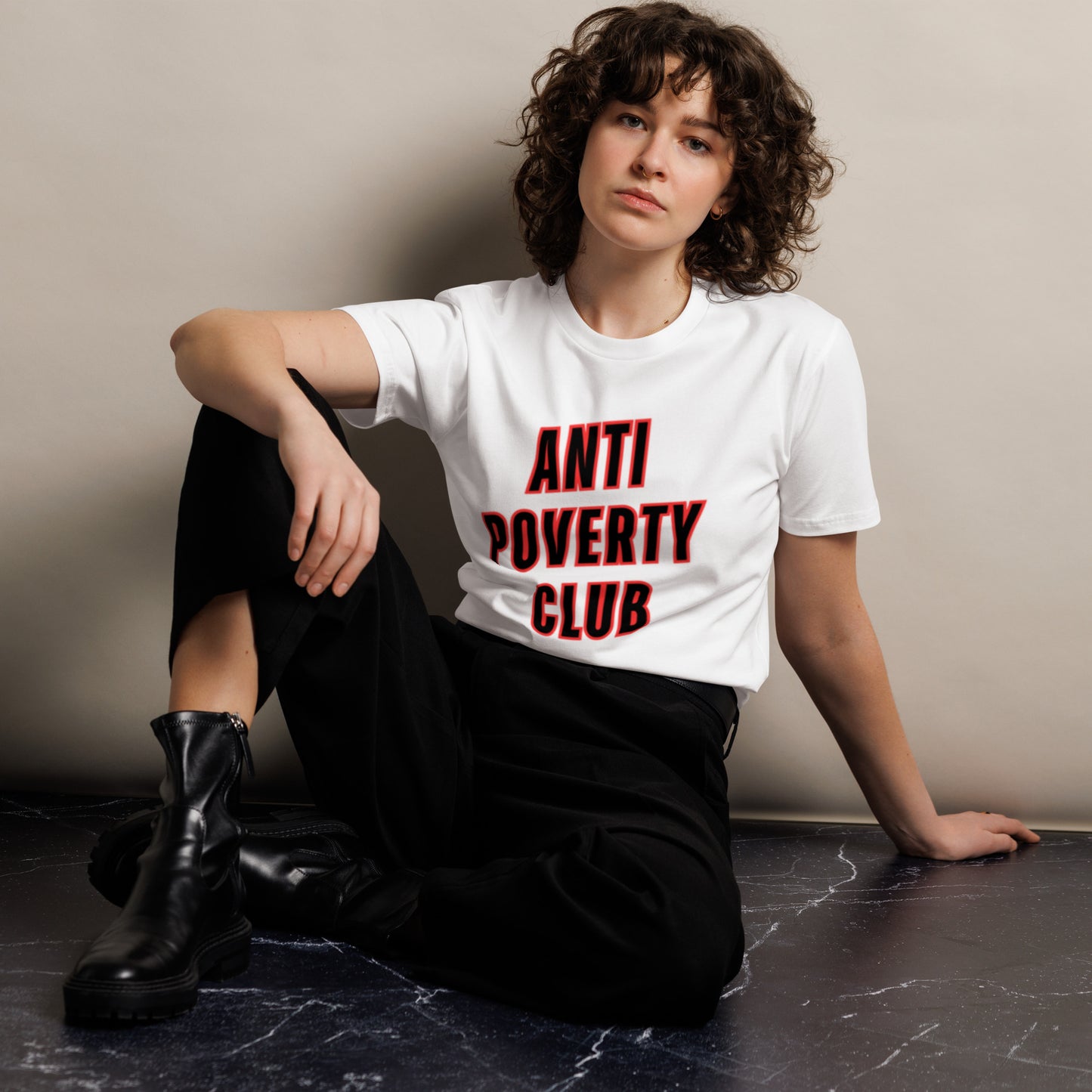 Anti Poverty Club Unisex premium t-shirt